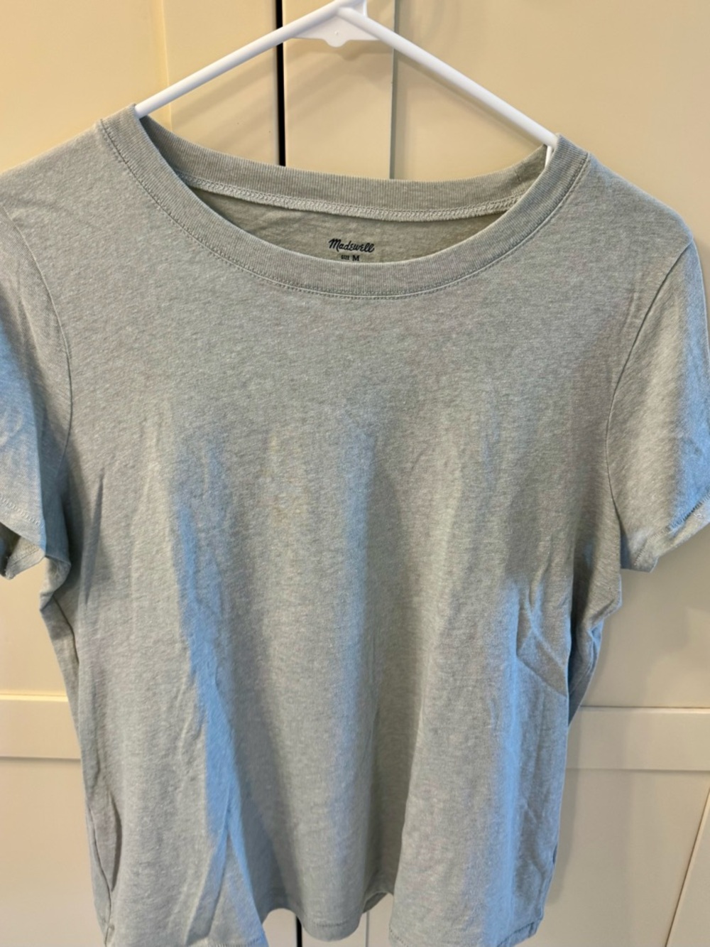Madewell Light Gray Short Sleeve Tee
